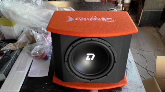 Активный сабвуфер DL Audio Barracuda 12A, распаковка, обзор, комплектация