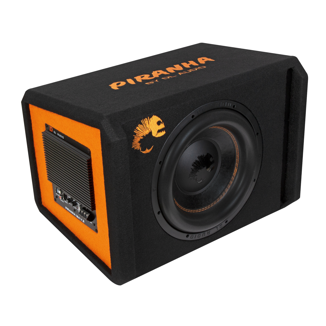 Активный корпусный сабвуфер DL Audio ™ Piranha 12A Black V.2