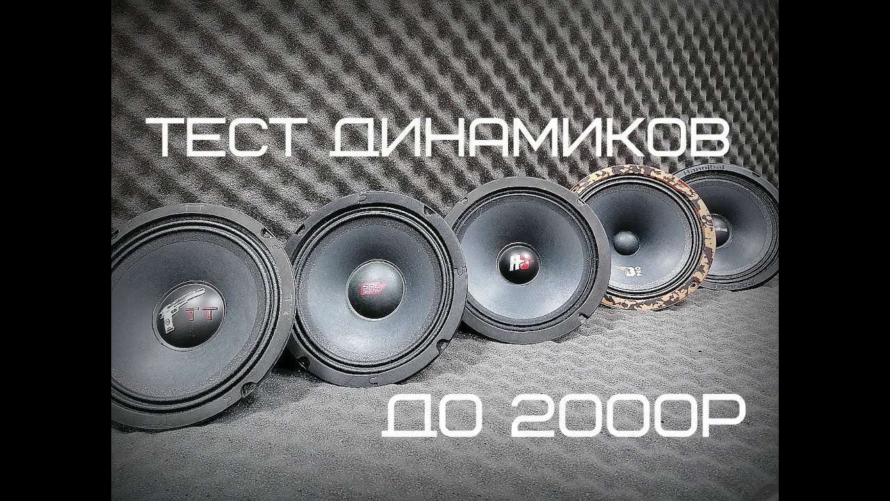 ТЕСТ динамиков до 2000р: URAL TT165, HeadShotM65, Gryphon pro165, ACV ACV  MD-65PRO, Hannibal MH-60 — DL Audio ™