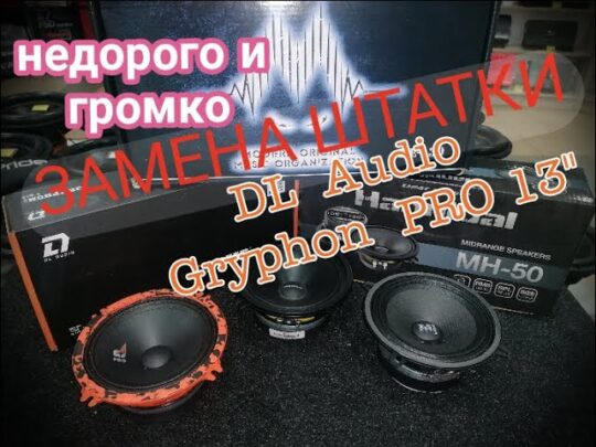 Замена штаткаи, недорого и громко DL Audio Gryphon PRO 130