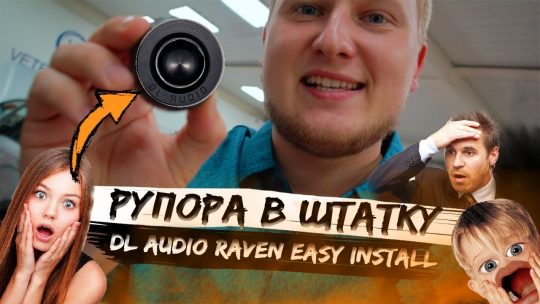 Рупора в ШТАТКУ / Громкая замена штатных пищалок / DL Audio Raven Easy Install