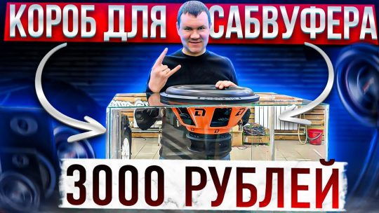 Короб для сабвуфера за 3000 рублей. Обзор DL Audio Black Bass 15