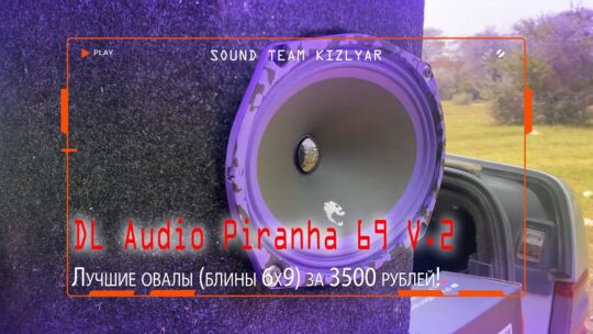 Лучшие овалы (блины 6×9) за 3500 рублей! DL Audio Piranha 69 V.2