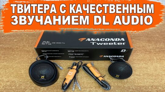 Твитера (пищалки) с качественным звучанием! DL Audio Anaconda Tweeter